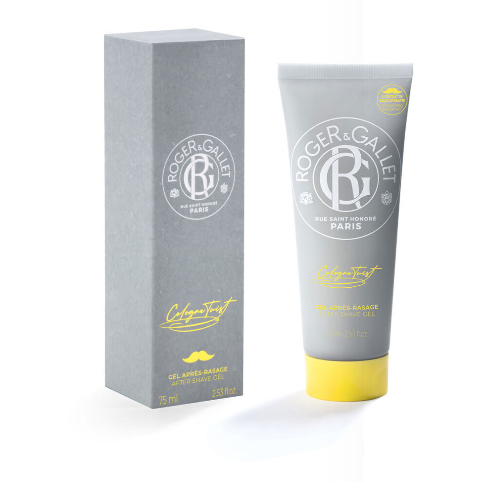 Roger & Gallet After Shave Gel Cologne Twist 75 Ml