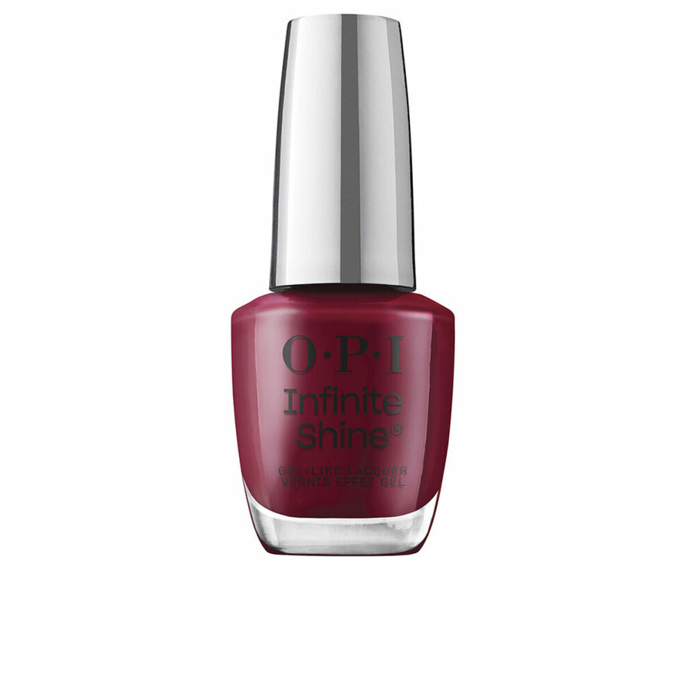 Opi Nail Polish, Infinite Shine Long-Wear System, 2Nd Step, Gel-Like Nail Varnish With No Uv Lamp Needed, Malaga Wine 15Ml