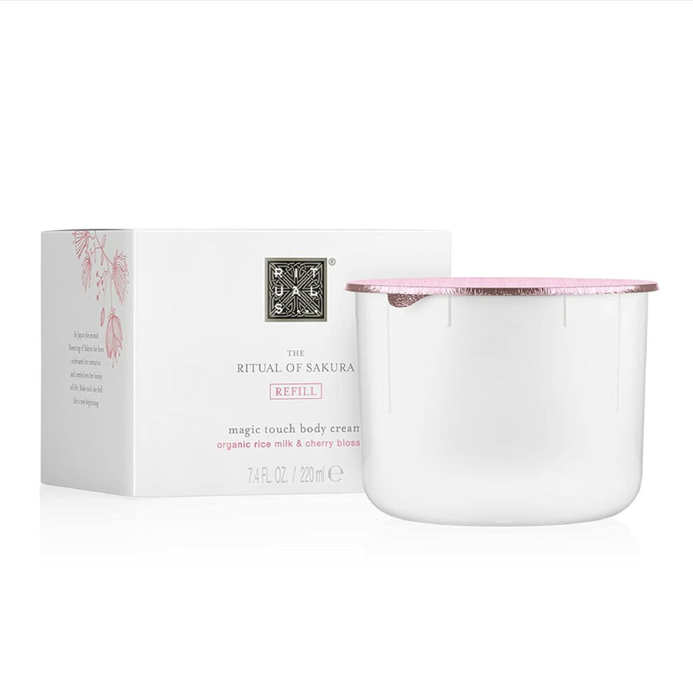 Rituals - The Ritual of Sakura Floral Cherry Blossom & Rice Milk Moisturising Body Cream Refill (220ml)