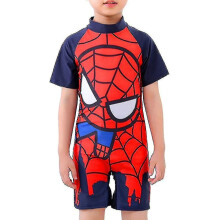 (Spiderman - A, 4-6 Years) 3-11 Years Kids Superman Swimwear One-piece Swimsuit Bathing Suit-c