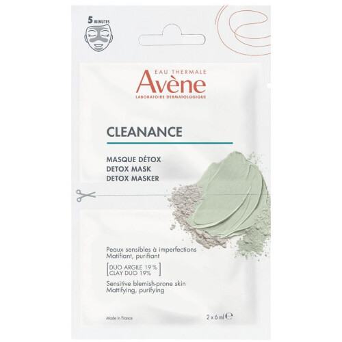 Avène Cleanance Detox Mask 2 x 6 ml