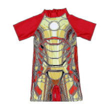 (Iron Man, 6-8 Years) 3-11 Years Kids Superman Swimwear One-piece Swimsuit Bathing Suit-c