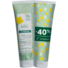 Klorane Bébé Bio diaper cream pack 2 x 100 ml