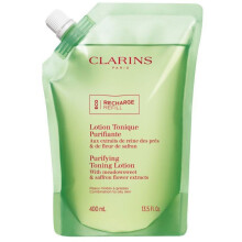 Clarins Lotion Tonique Purifiante Recharge 400ml – Fraîcheur &amp; Équilibre pour Peaux Mixtes et Grasses