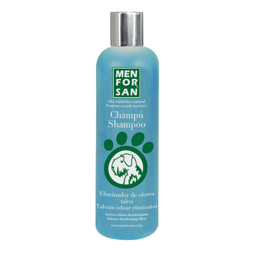 MENFORSAN Shampooing Chiens Éliminateur Odeurs Talc - 300 ML