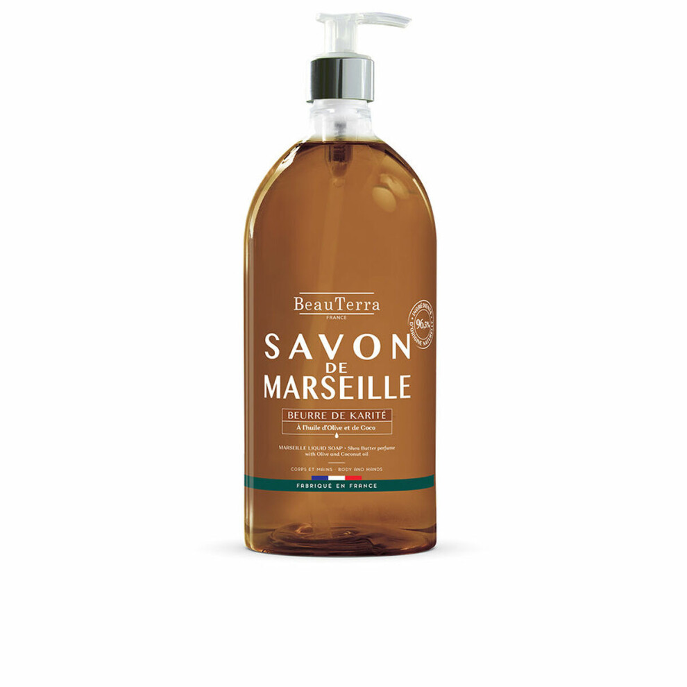 Beauterra Liquid Soap Savon De Marseille Shea Butter 1 L