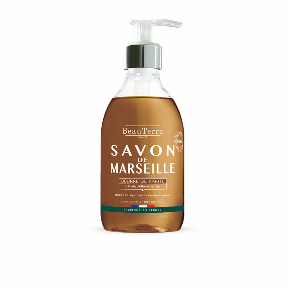 Beauterra Liquid Soap Savon De Marseille Shea Butter 300 Ml