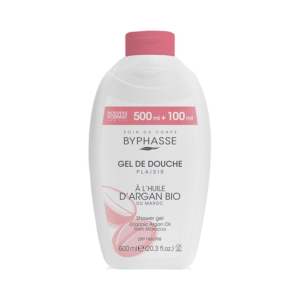 Byphasse Plaisir Shower Gel Organic Argan Oil 600 Ml