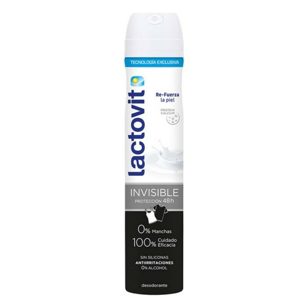 Lactovit Spray Deodorant Invisible Antimanchas (200 Ml)