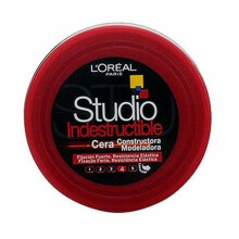 Haarwax - STUDIO LINE - ONVERSLAAGBARE - 75 ML - Rood - Voor alle haartypes