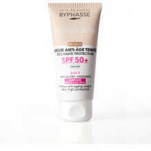 Ikääntymistä ehkäisevä sävytetty kasvojenvoide - BYPHASSE - SPF50+ - 50 ml - Vedenkestävä