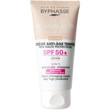 IKÄÄNTYMISVASTAINEN KASVOCRÈME VÄRILLÄ SPF50+ #medium 50 ml