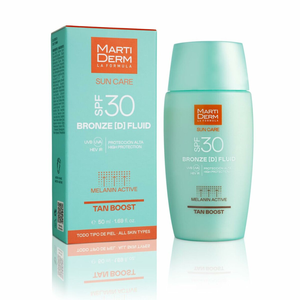 Martiderm Blue/Light/Cream Face Sunscreen Sun Care Active [D] Fluid Spf30 - Image 4