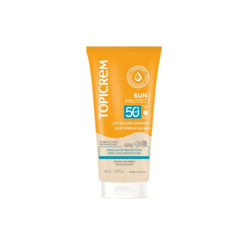 Lait Solaire - Topicrem - Sun Protect - SPF 50+ - Waterproof - 50 ml