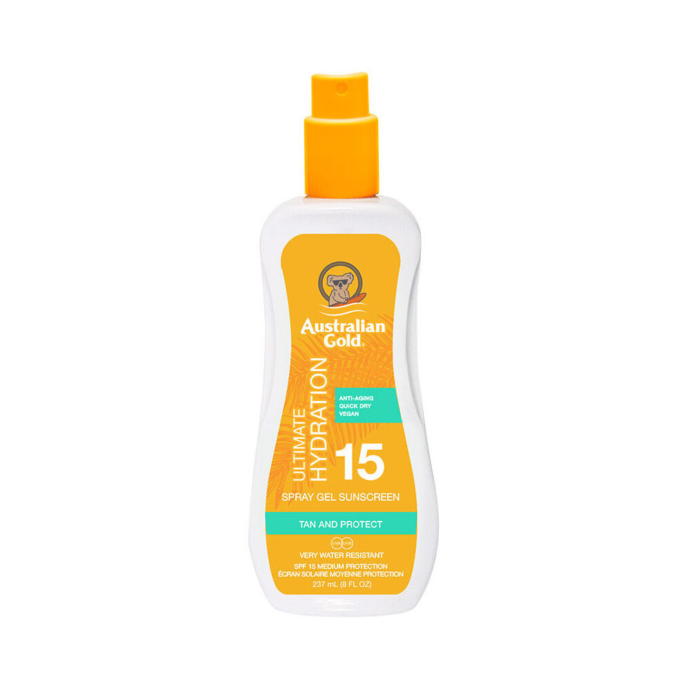 Sunscreen Spf15 Australian Gold Spray Gel 237 ml