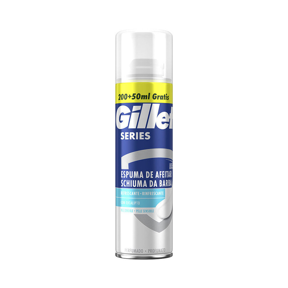 Refreshing shaving foam Gillette Series 250 ml
