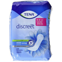 Compresse incontinenza - TENA - DISCRETE - Extra - 12 unità - Non ricaricabile