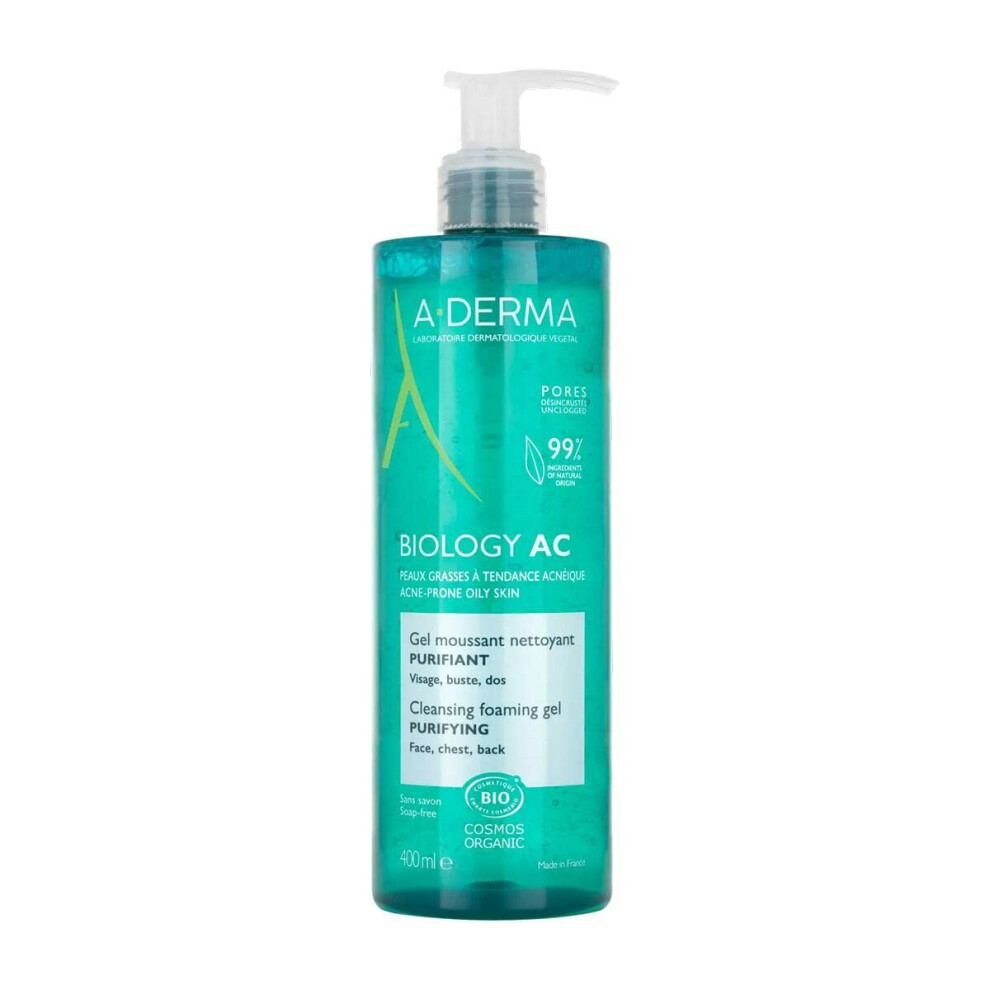 A-Derma Facial Cleansing Gel Biology Ac 400 Ml