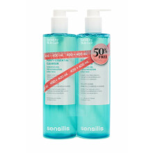 Sensilis Purify Essential Cleanser Gel Nettoyant 2 x 400 ml – Nettoyage en Profondeur Peau Grasse et Mixte