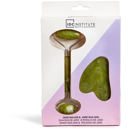 JADE GUA SHA &amp; ROULEAU DE JADE 2 pcs