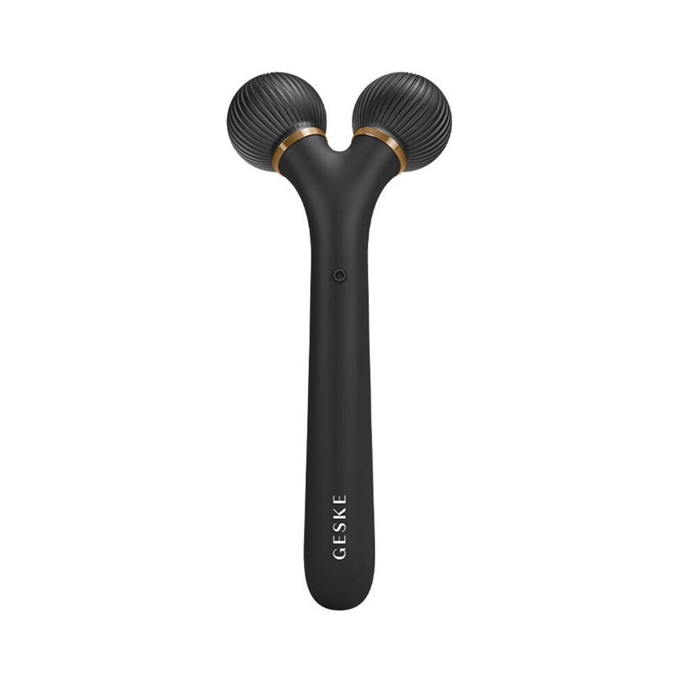 Geske Unisex Black Smart App Guided 4 In 1 Sonic Facial Roller # 1 Unit