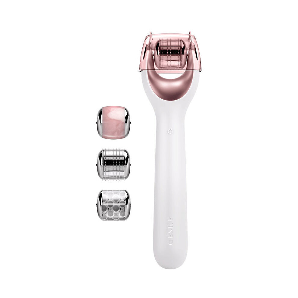 Geske White Smart App Guided 9 In 1 Microneedle Facial Roller # 4 Units