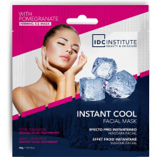 Mascarilla de tela - IDC INSTITUTE - Efecto frío - 30g - Sin parabenos - Todo tipo de piel