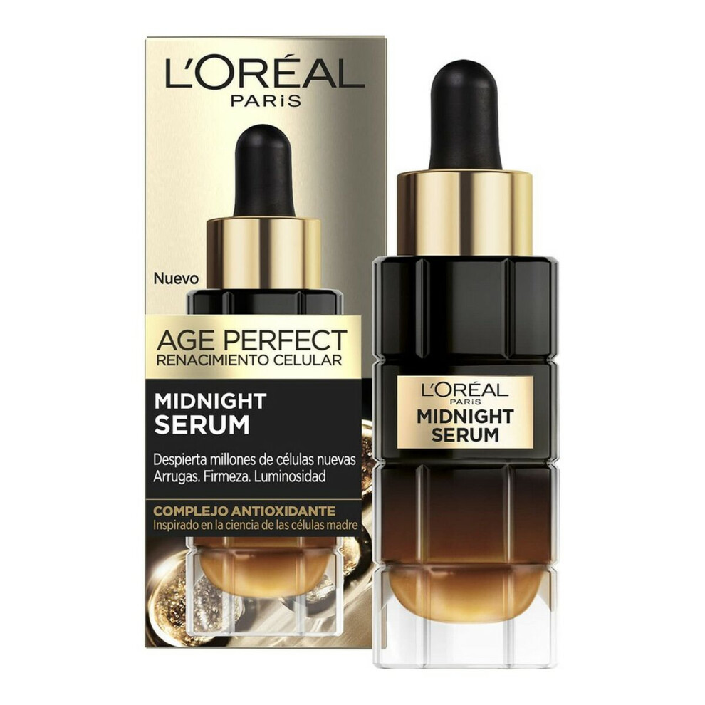 New L’oréal Paris Night-Time Anti-Ageing Serum L'oreal Make Up Age Perfect 30 Ml