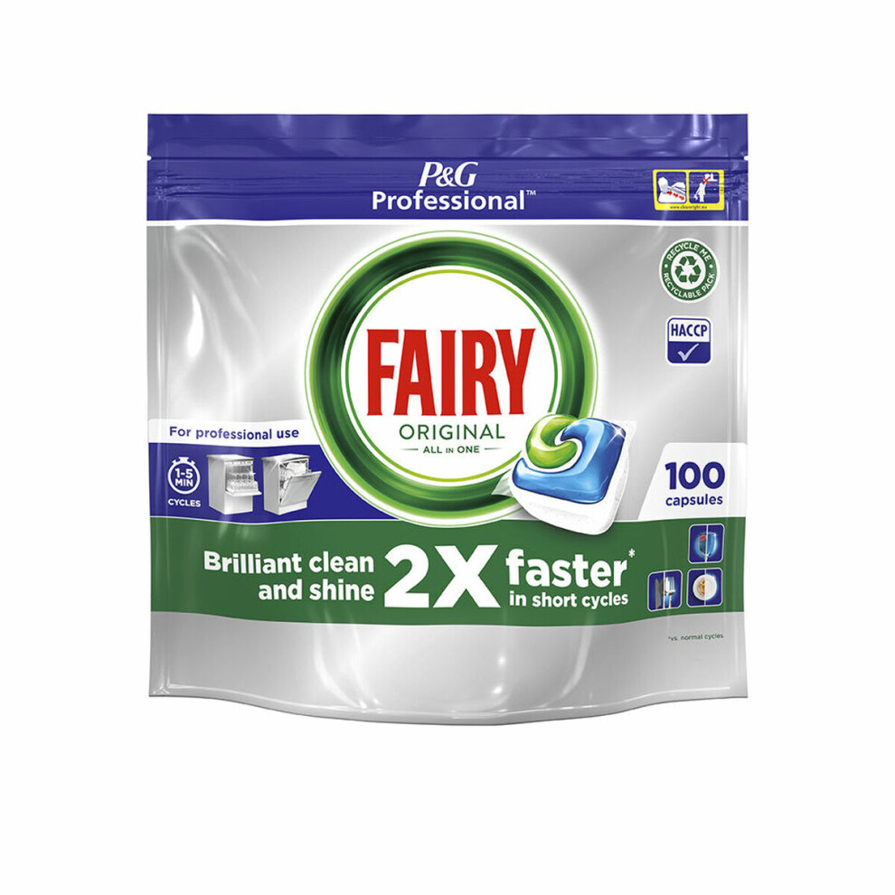 Fairy Dishwasher Lozenges All-In-One Original (100 Capsules)