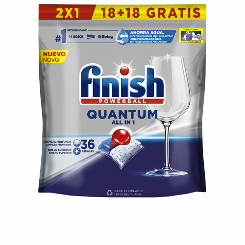 Finish FINISH POWERBALL QUANTUM lave-vaisselle 36 tablettes
