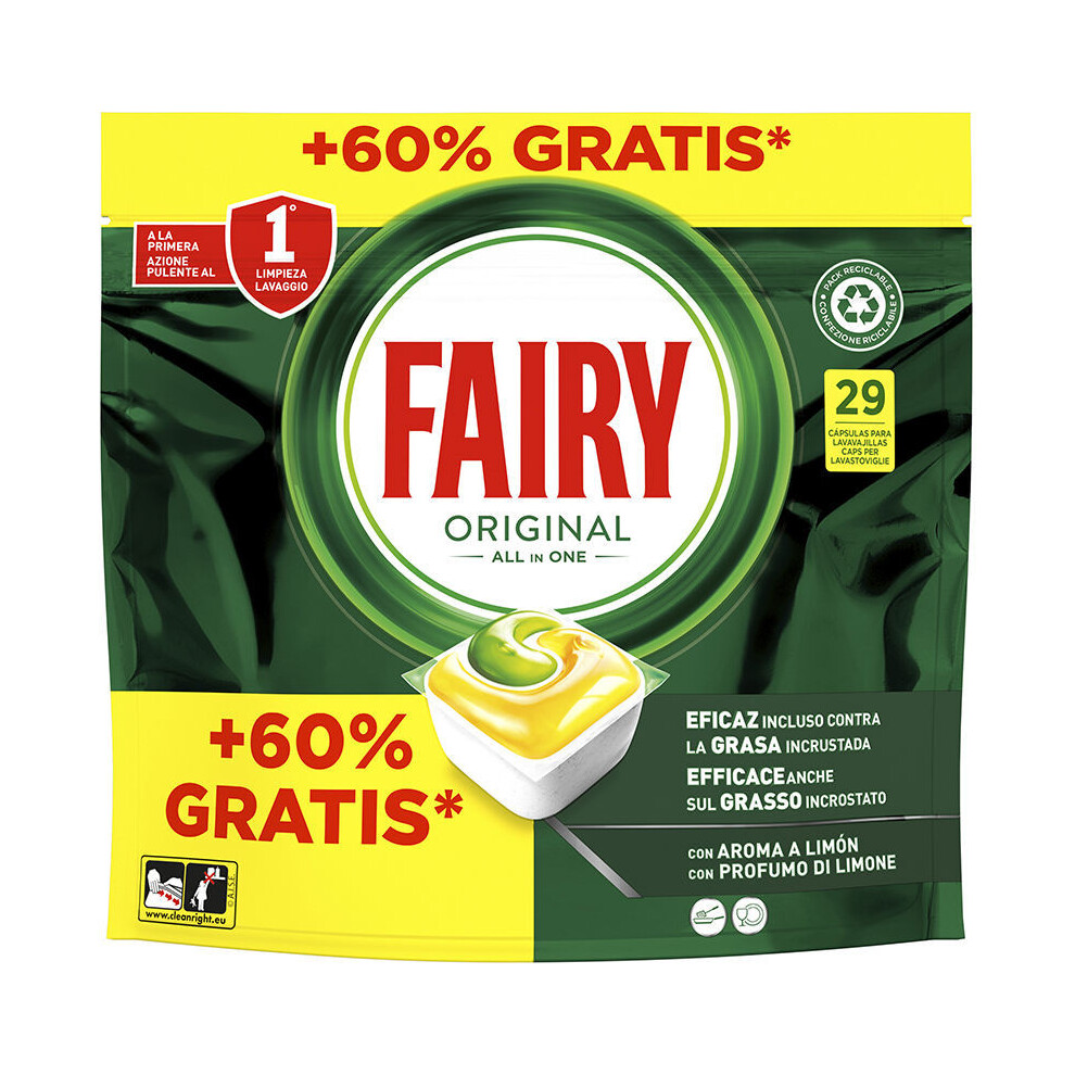 Fairy All In 1 Lemon Dishwasher 29 Capsules