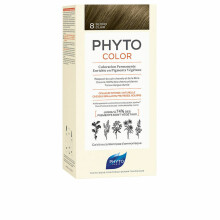Permanente Kleur - Phyto - 8 Licht Blond - Zonder Ammoniak - Voor Alle Haartypes - Intense Glans