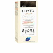 Permanente Kleur - Phyto - 6 Donkerblond - Zonder Ammoniak - Crème - Voor Alle Haartypes