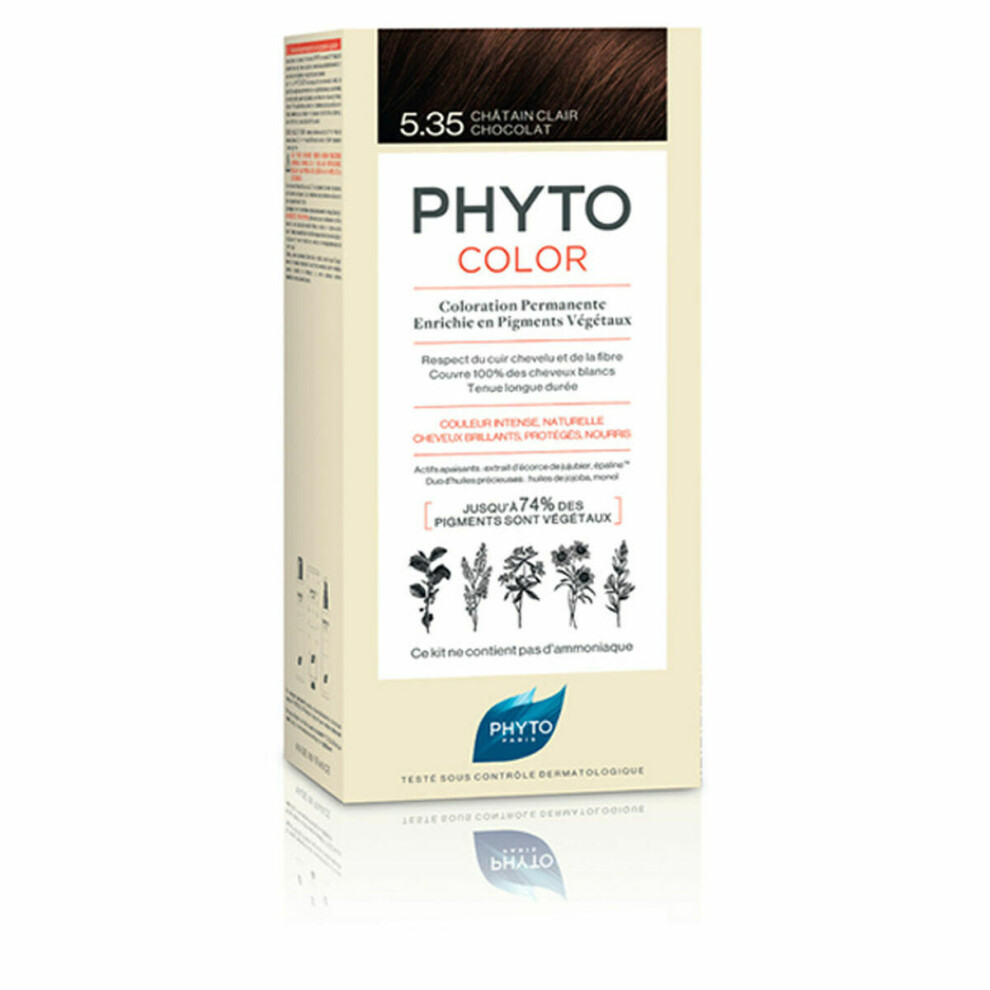 Phyto Brown Permanent Colour Phytocolor 5.35-CastaãO Claro Chocolate Ammonia-Free