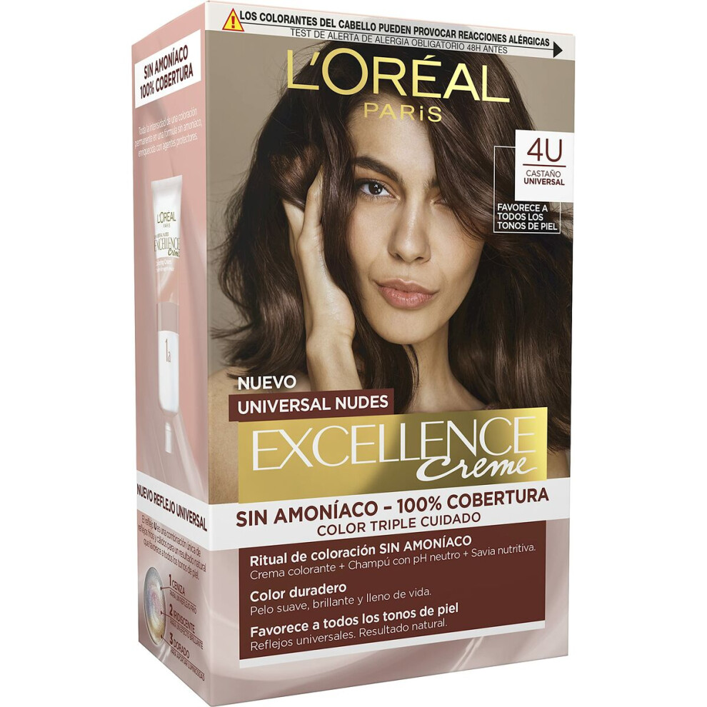 L’oréal Paris Permanent Dye L'oreal Make Up Excellence (S0596778) Brown