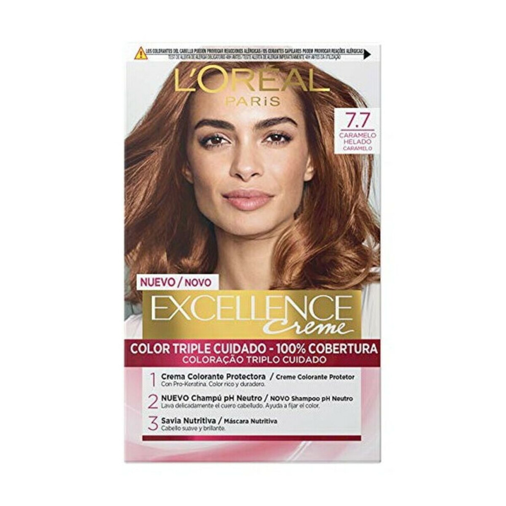 New L’oréal Paris Permanent Dye L'oréal Paris 7.7 Caramel Brown S0577472