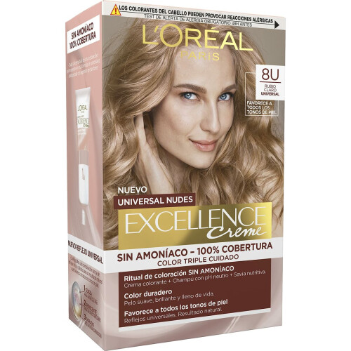 L’Oréal Paris Permanent Dye L'Oréal Paris Excellence Nº 8.0-rubio claro