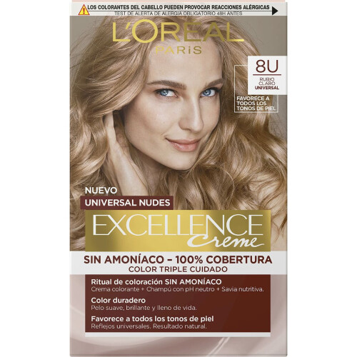 L’Oréal Paris Permanent Dye L'Oréal Paris Excellence Nº 8.0-rubio claro 1