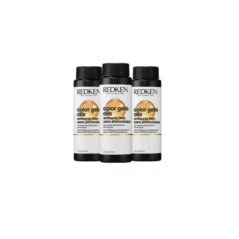 Permanent Dye Redken Color Gel Oils 3 x 60 ml N? 000 (3 Units)