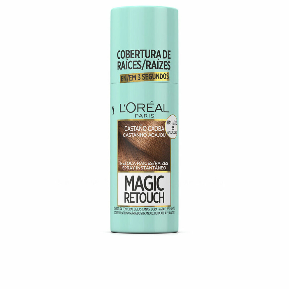 L'or?Al Paris Brown Temporary Corrector Spray For Roots Magic Retouch Mahogany 75 Ml