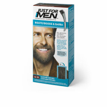 Parta- ja viiksiväri - Just For Men - Tummanruskea - Geeli - Ilman ammoniakkia - 15 Ml