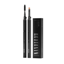 Set de brosses à sourcils Nanobrow - Maquillage des sourcils, brosse plate biseautée, brosse à sourcils et brosse de maquillage