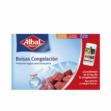 Reusable Food Bag Set Albal Freezer 45 Units