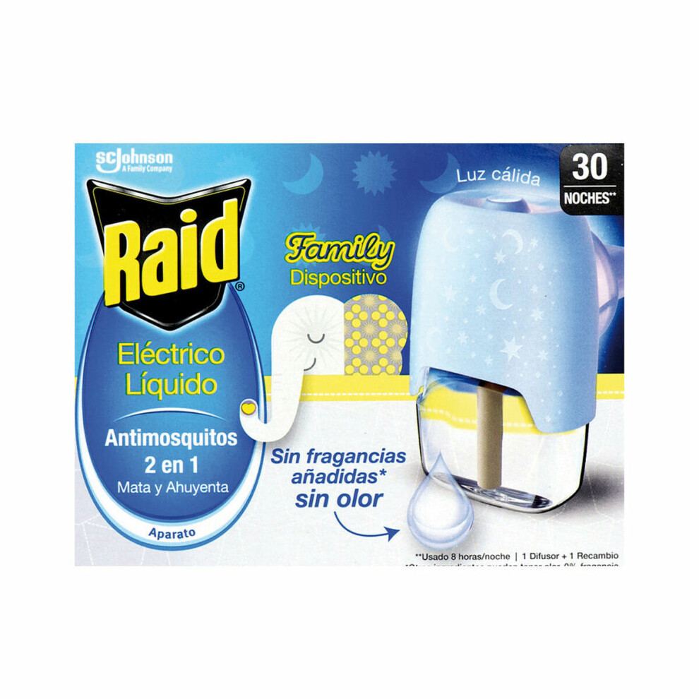 Repellente Elettrico Antizanzare Family Luce 30 Notti