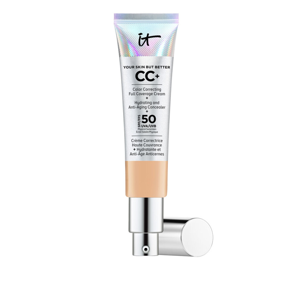 CC Cream It Cosmetics Your Skin But Better Medium Tan SPF 50+ (32 ml)-image-OPC-PFX5D8M-NEW