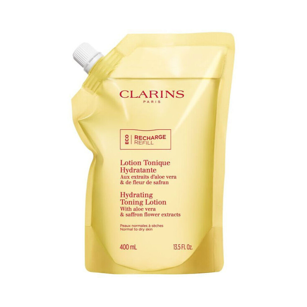 Moisturizing toner lotion recharge Clarins for normal to dry skin 400 ml