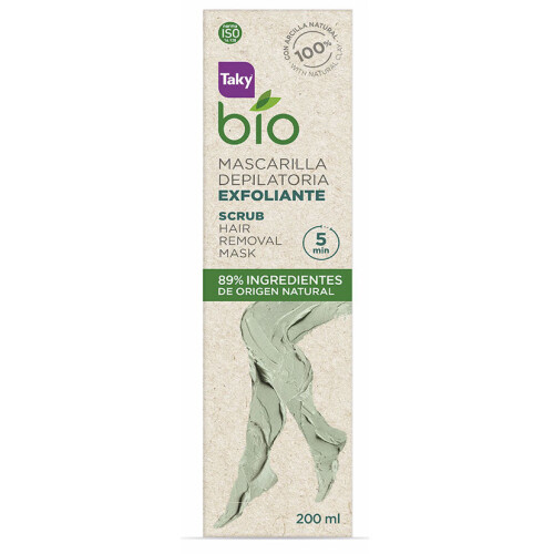 Masque dépilatoire EXFOLIANT BIO NATUREL 200 ml