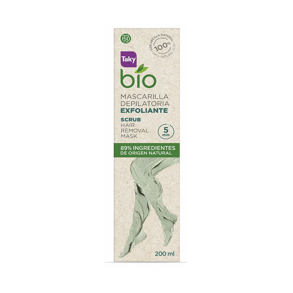 Taky Bio Natural Exfoliating Hair Removal Mask 200 Ml