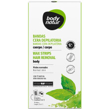 Body Natur Bands Depilatory Wax Body Matcha Tea 16 u