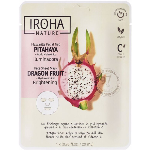 NATURE MASK dragon fruit + hyaluronic acid 1 u